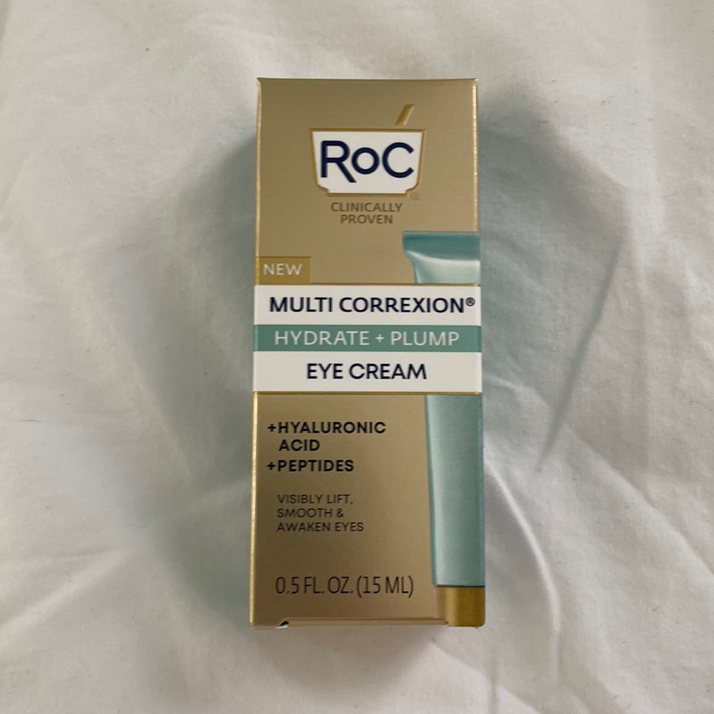 ROC eye cream with hyaluronic acid and peptides